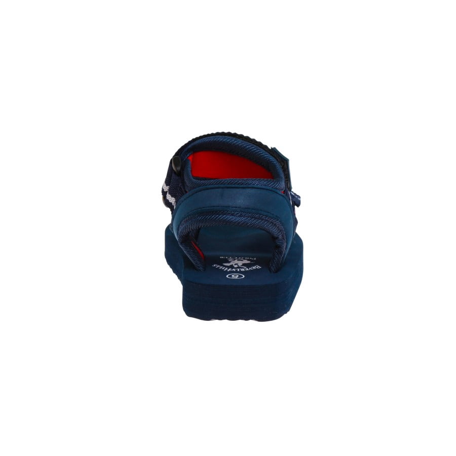 Beverly Hills Polo Club Toddler Sport Sandals for Little Boys Is A Perfect Pick for Family Outings, Navy Red, 5