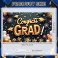 thumbnail image 2 of Red Theme Graduation Banner Colorful Balloons Graduation Backdrop Graduation Cap Tassel Design Grad Celebration Background for Graduation Ceremony Grad Party Photo Backdrop, 2 of 9