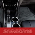 thumbnail image 2 of OxGord Car Floor Mats Ridged Rubber Full Set Universal Fit (4 Piece) (Gray), 2 of 5