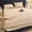 39*75inch,khaki,No pillowcase, variant on Plush Tufted Velvet Bed Fitted Sheet,Thick Warm Fluffy Mattress Protector Cover
