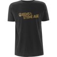 thumbnail image 1 of Queens Of The Stone Age Unisex T-Shirt Metallic Text Logo, 1 of 3