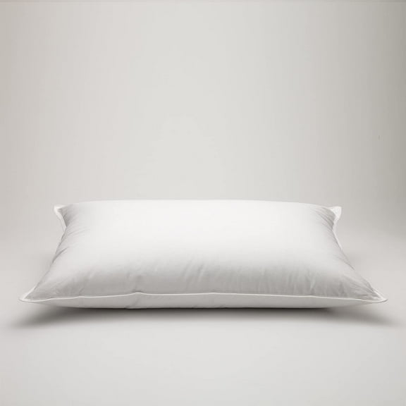 Dream Solutions USA 50/50 White Goose Down/White Goose Feather Down Pillow - Medium Support Pillow, Best Pillow for Back & Side Sleeper - 100% Cotton Shell (King Size 1 Pack)