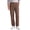 DarkBrown, variant on GENTS BLISS Lightweight Men Pants Elastic Drawstring Pants for Men Cotton Linen Men Pants with Pocket Regular Fit Pants