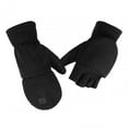 thumbnail image 3 of Guantes de invierno sin s guantes con tapa de invierno aislamiento cálido hombres mujeres Convertible Flip Top para correr deportes al XS, 3 of 8