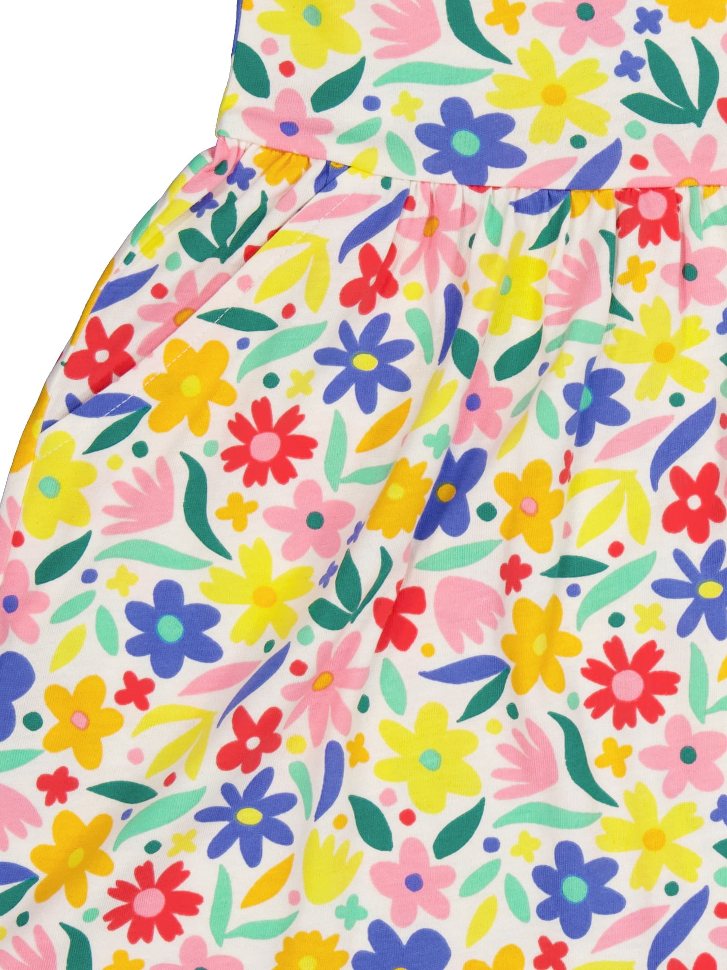Wonder Nation Girl's Short Sleeve Play Dress, Sizes 4-18 & Plus