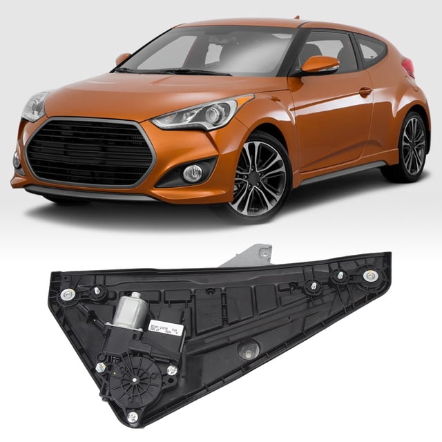 Front Left Power Window Regulator, Easy Install High Efficiency 824012V010 Electric Window Regulator For Veloster 2012 To 2017