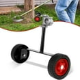 thumbnail image 3 of CNKOO Lawn Mower Support Wheel Adjustable Weed Trimmer Auxiliary Wheels 26mm-28mm Portable String Trimmer Wheel Mower Attachment for Weed Trimmer Grass Cutter Gas String Trimmer, 3 of 11