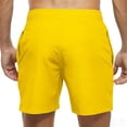 thumbnail image 4 of ibiyuan 3d Cartoon Smile Face Mens Swim Trunks Elastic Waist Mens Bathing Suit Quickdry Drawstring Waist Swimwear for Men Swim Short Swimsuit, 4 of 5