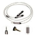 thumbnail image 4 of Earphone Replacement Cable, Silver Plated Earphone Cable Corrosion Resistance  For  For HD535, 4 of 8