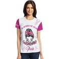 thumbnail image 3 of Personalized Name Breast Cancer Shirt - Survivor Shirts, Pink Cancer Tee S-5XL (Sweatshirt, XL), 3 of 7