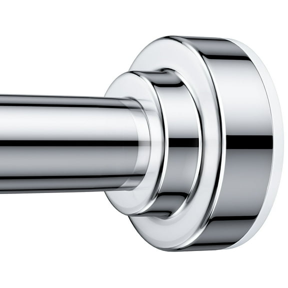 TITGIPE No Drill Telescopic Shower Curtain Rod | 26-76" Adjustable Spring Tension Rod with Anti-Skid Design | Rust-Resistant Stainless Steel for Bathroom