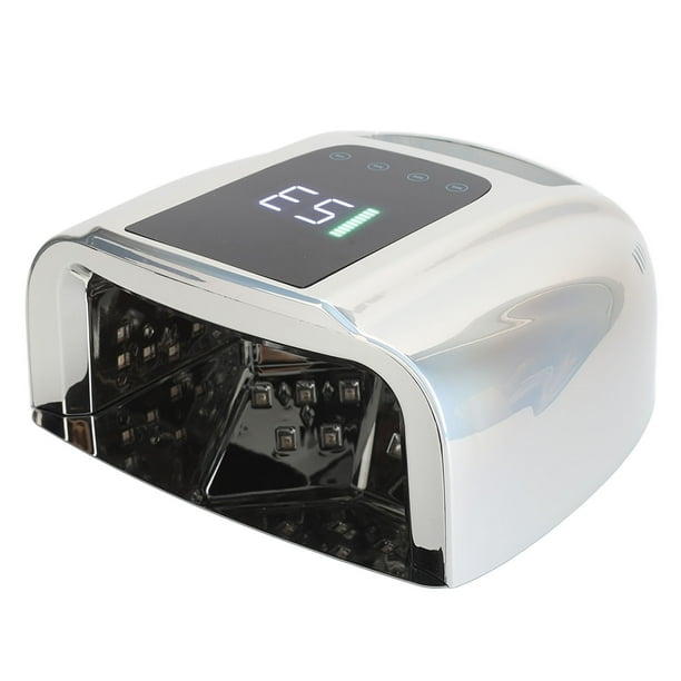 Lámpara Secadora De Uñas, Lámpara De Curado De Uñas Recargable De 96 W, Placa Desmontable Portátil Para Esmalte De Gel