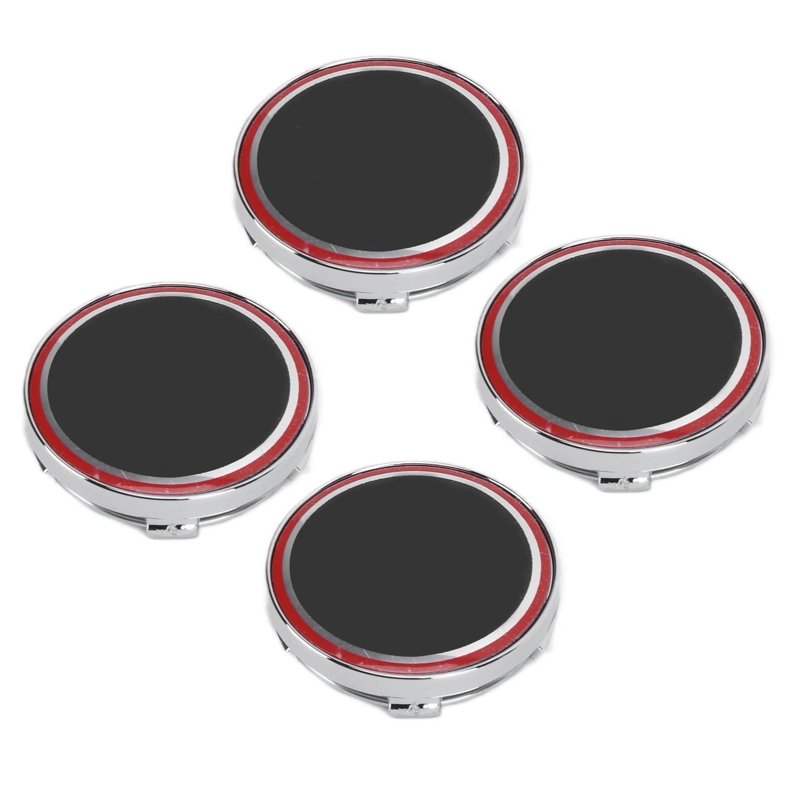 Lot De 4 Chapeaux De Moyeu Pour Jantes De Voiture - En ABS Argenté, Protection Contre La Saleté
