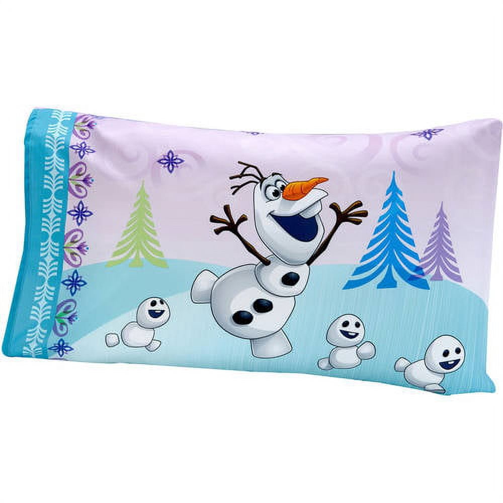 Disney Frozen 4-Piece Unleash the Magic Toddler Bedding Set, Toddler Bed, Purple