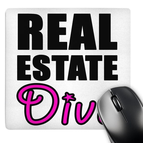 3dRose, Real Estate Diva Pink, MousePad