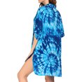 thumbnail image 3 of ITFABS Femmes Robe, Col Rabattu Impression Demi-Manches une Seule Pièce, 3 of 3