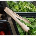 thumbnail image 3 of Soro Essentials- Set of 12- Polycarbonate 9” Tong Beige Color- Utility Tong with Scallop Edge Salad Serving Tongs Appetizers Tongs Small Kitchen Tongs for Party Coffee Bar Buffet Kitchen, 3 of 6