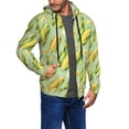 thumbnail image 2 of Naloa Fresh Sweet Corn Men’s Hoodies, Zip up Hoodie, Sweatshirts,Hoodies for Men Sizes S-3XL-Large, 2 of 5