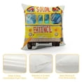 thumbnail image 4 of Qinduosi Student Gift Colored Pencils Square Pillowcase Decorative Throw Pillow Cover Cushion Case Material for Bed Sofa Classroom White, 4 of 5