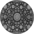 thumbnail image 1 of Ahgly Company Indoor Round Oriental Gray Traditional Area Rugs, 7' Round, 1 of 4