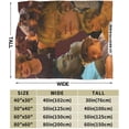 thumbnail image 3 of Blanket Rudy Actor Pankow Throw Flannel Blankets Warm Soft Cozy Fuzzy Air Conditioning Blanket for Living Room Sofa Bed Gift Blankets for All Seasons 40"x50", 3 of 6