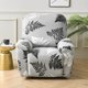 thumbnail image 5 of Dznils Funda para Sillón Reclinable Estampada Funda Elástica para Sofá Reclinable de Poliéster, Hojas Grises, 5 of 11