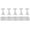 White, variant on Rupoun Professional Magnetic Nail Art Display Practice Stand Black, Acrylic Fingernail Tip Holder Manicure Set Tool for Salon & Home DIY (5.12 x 2.76 inches / 13 x 7 cm)
