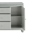 thumbnail image 5 of Acme Maverick 3-Drawer Wooden Server with 2 Doors in Platinum White Indoor, 5 of 7