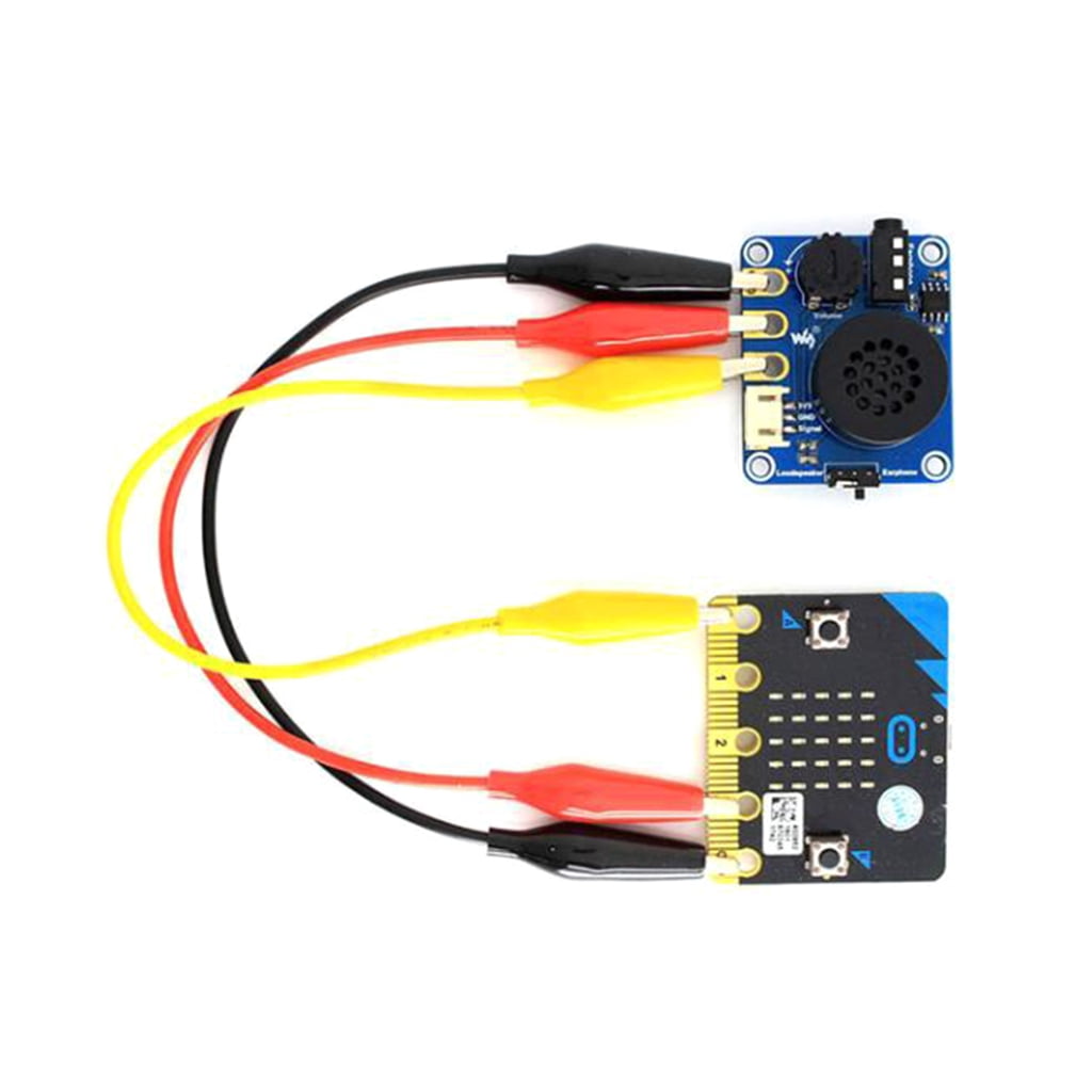 JZROCKER Speaker Expansion Board for Micro Bit with PH2.0 3Pin Connection Cable Cord