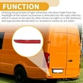 thumbnail image 3 of Reflector lateral trasero izquierdo de parachoques Unique Bargains No.A9108204800 para Mercedes Sprinter 1500 2500 2019-2022 Rojo, 3 of 7