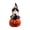 A, variant on Halloween Ghost Face Pumpkin Gnome Resin Decor, Spooky Expression Garden Gnome Figurine with Pumpkin Hat for Home Party Tabletop Shelf Mantel Fall Accent