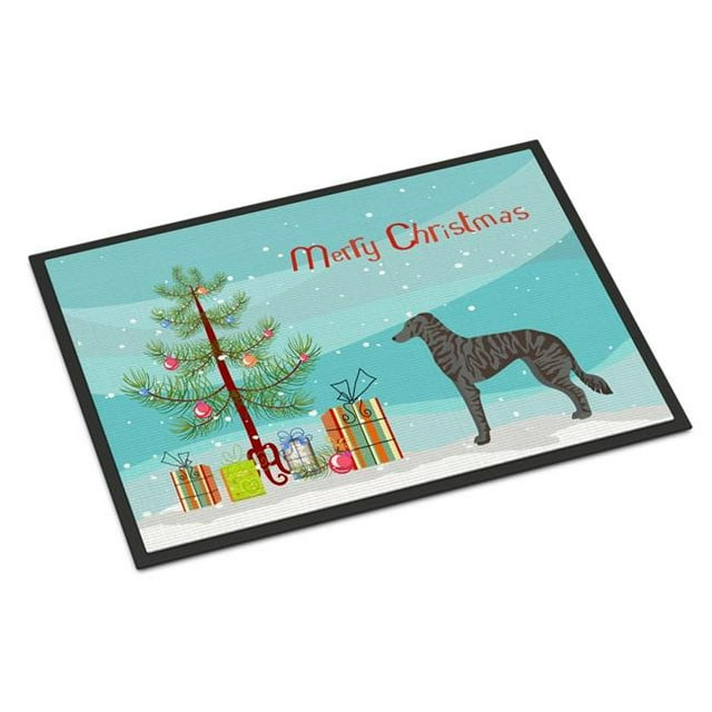 Carolines Treasures CK3849MAT 18 x 27 in. Longdog Christmas Tree Indoor or Outdoor Mat