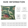 thumbnail image 5 of COMIO Lumbar Throw Pillow Cover Lotus Crane Gardens Pillow Cover Traditional Chinese 16x26in Decorative Pillow Home Oriental Pillow Case for Couch Sofa Bed Chair Indoor, 5 of 5