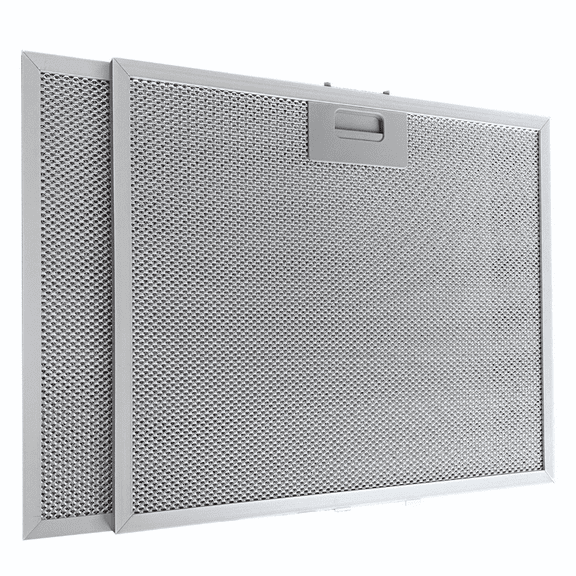 Range Hood Grease Filter - Two Pack - 14-1/2 x 11-5/8 x 3/8 Inches Compatible With GE Part Number wb02x11537