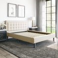 thumbnail image 4 of Classic Brands Mornington Upholstered Platform Bed | Headboard and Metal Frame with Wood Slat Support, Full, Linen, 4 of 10