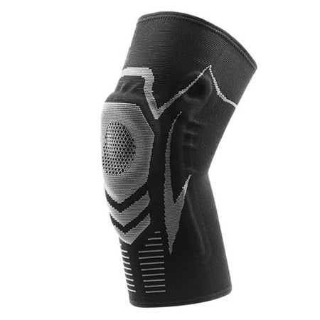 

1 Pc Basketball Running Fitness Silicone Elastic Non-slip Spring Support Knee Pad