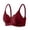 Wine, variant on QASIEATN Women's Jelly Bra Solid Color Comfortable No Underwire Everyday Bra Soft Support Full Coverage Bralette for Women