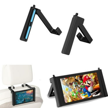 Adjustable Car Mount & Desktop Stand for Nintendo Switch 2 (2025), Foldable Magnetic Travel Holder, Portable Dual Use Game Console Bracket for Desk & Car