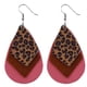 thumbnail image 2 of Pendientes Colgantes Hot6sl de Piel de Leopardo con Forma de Lágrima, 2 of 4