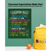 Classroom Rules — Laminated Poster — 17 × 22