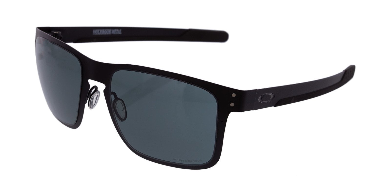 Oakley Men's Holbrook Metal OO4123-412311-55 Black Rectangle Sunglasses ...