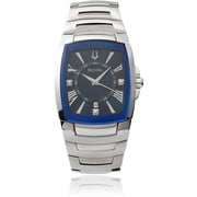 Bulova Men's Stainless Steel Diamond Blu