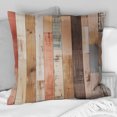 thumbnail image 2 of Designart "Pink Striped Pattern Resembling Farmhouse Planks" Striped Printed Throw Pillow, 2 of 5