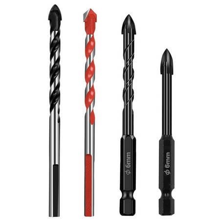 

4Pcs Efficient Universal Drilling Tool Multifunctional Triangle Alloy Drill Bit