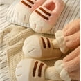 thumbnail image 6 of Cat Paw Slippers, 3D Cat Paw Cartoon Slipper for Women, Warm Fluffy Furry Winter House Cat Paw Slides for Indoor Outdoor, 6 of 8