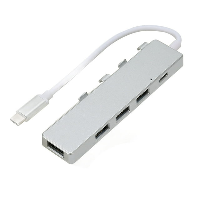Hub USB C de 5 puertos, conector USB 3,1 de 5Gbps, estación de acoplamiento USB C compacta compatible con OTG para PC, portátil y teléfono