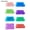 Random Color, variant on Niceminiwall Photo Storage Boxes 4x6 Photo Organizer Storage Container With 16 Inner Case And 1 Sheet Label For Pictures Arts Transparent