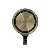 Haute Decor Attract Pinch-Free Magnetic Wreath Hanger Antique Brass - 1 Pack - for Metal Doors and Surfaces Around Home, Office, Garage, School