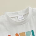 thumbnail image 5 of Bagilaanoe 2pcs Toddler Baby Boy Shorts Set Short Sleeve Letter Print T Shirt Tops + Shorts 6M 12M 18M 24M 3T Kids Casual Summer Clothes, 5 of 8