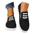 thumbnail image 3 of uvwlwu Casual Shoes for Women Fabric Shoes Canvas Trainers Fabric Trainers Shoes Walking Shoes Summer Boat Shoes Low Shoes Loafer On Flat Shoes Wide Feet, 3 of 9